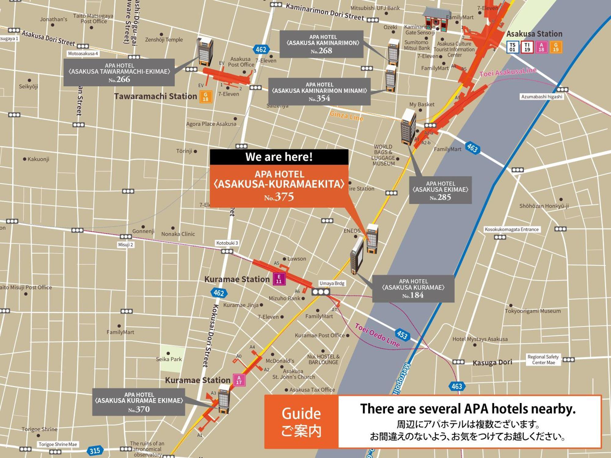 Apa Hotel Asakusa Kuramae Kita Tokyo Eksteriør bilde